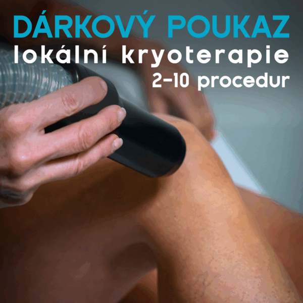 Dárkový poukaz – lokální kryoterapie (2–10 procedur)