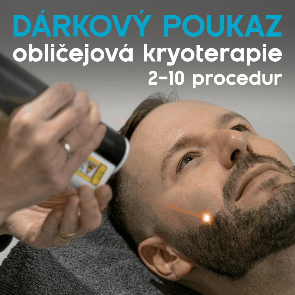 Dárkový poukaz – obličejová kryoterapie (2–10 procedur)