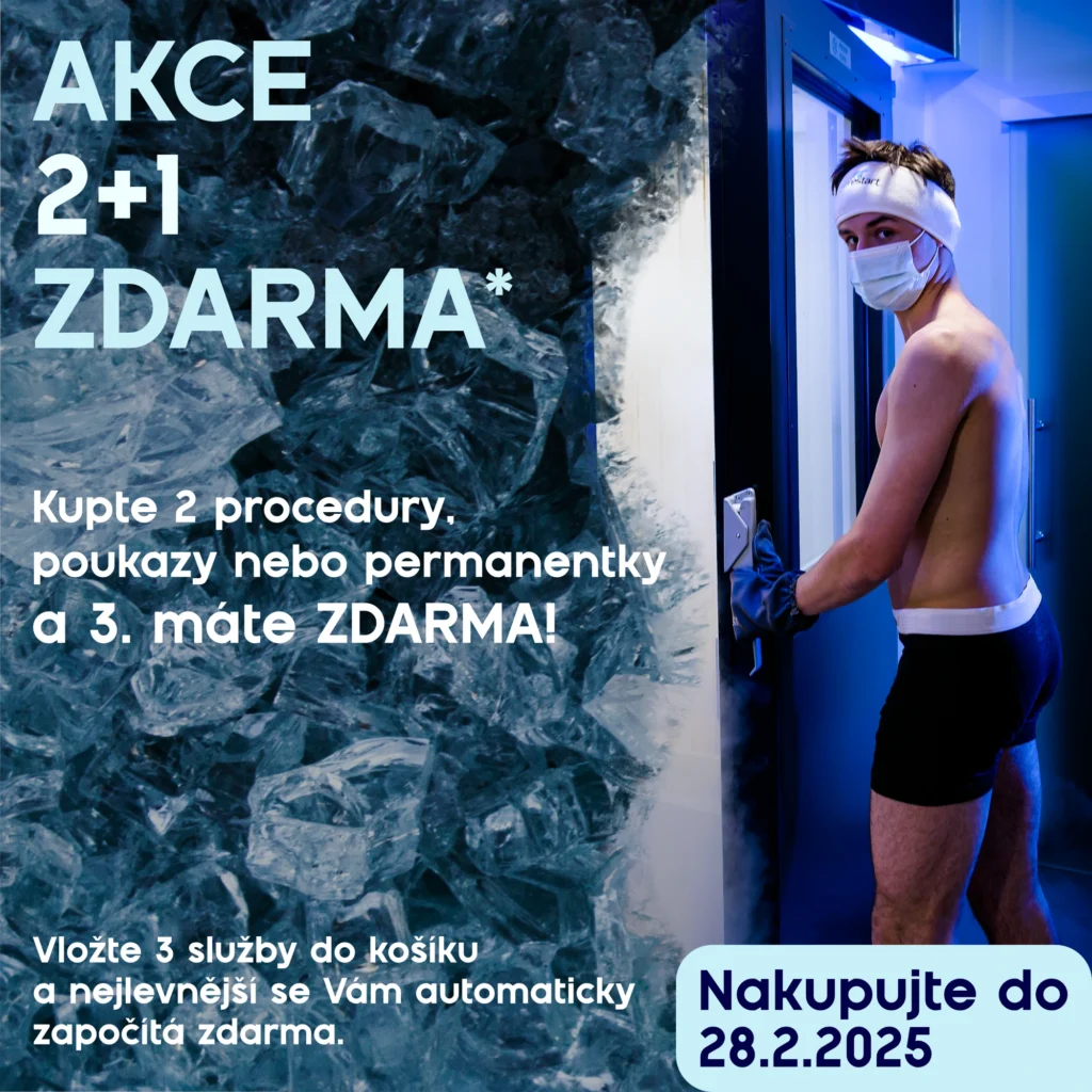 Marketingový banner: Akce 2+1 zdarma (platnost do února 2025)